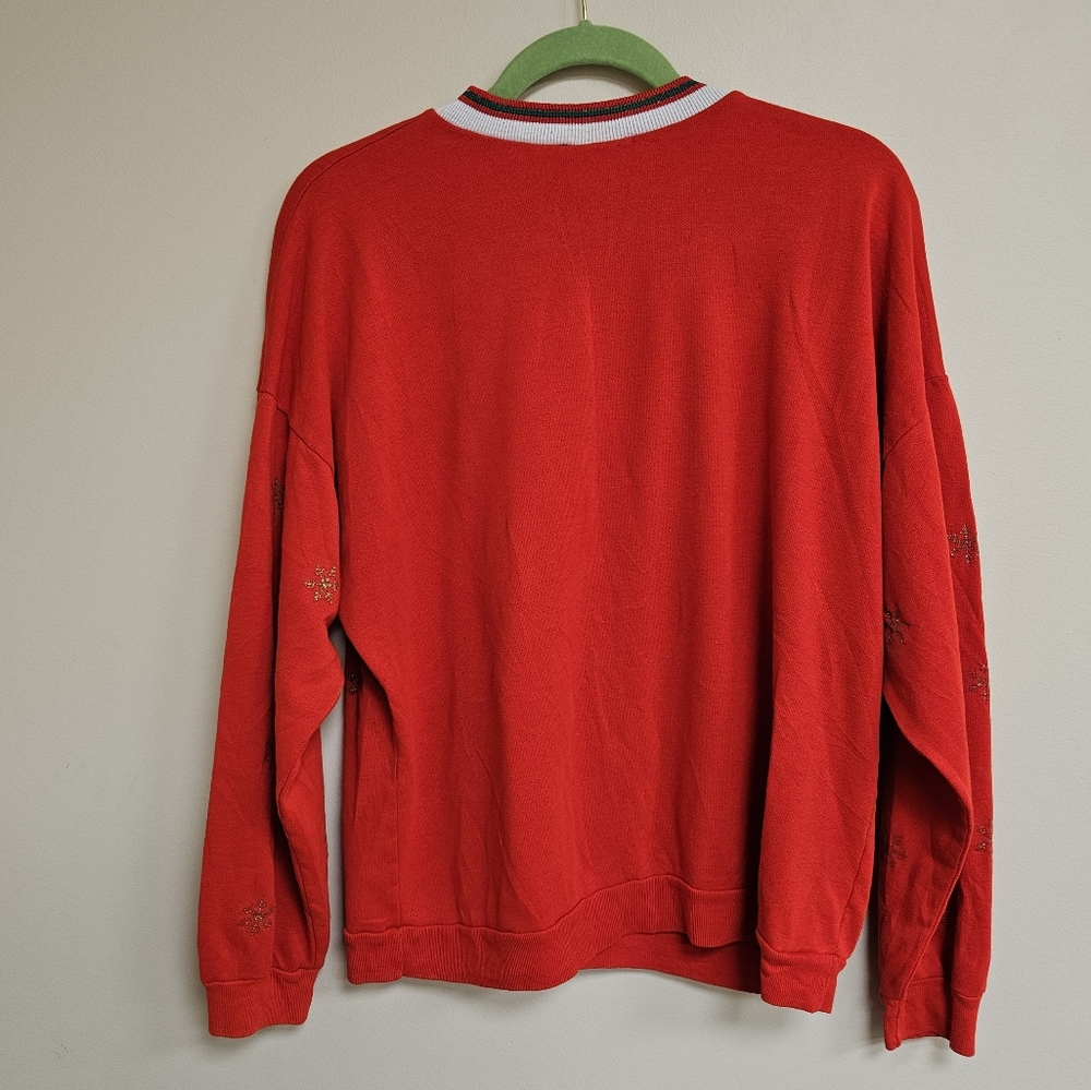 VTG 1992 Nutcracker Merry Christmas Holiday Ugly Sweater Pullover - Picture 3 of 6